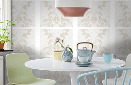 Обои 95168-1 фото в интерьере кухни превью