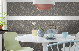 Обои 95472-2 фото в интерьере кухни превью