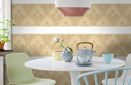 Обои 95475-1 фото в интерьере кухни превью