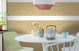 Обои 95476-1 фото в интерьере кухни превью