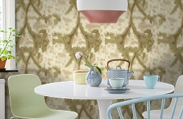 Обои 96242-4 фото в интерьере кухни превью