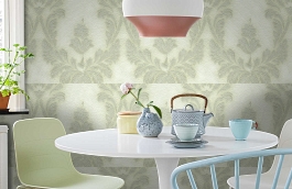 Обои 96265-1 фото в интерьере кухни превью