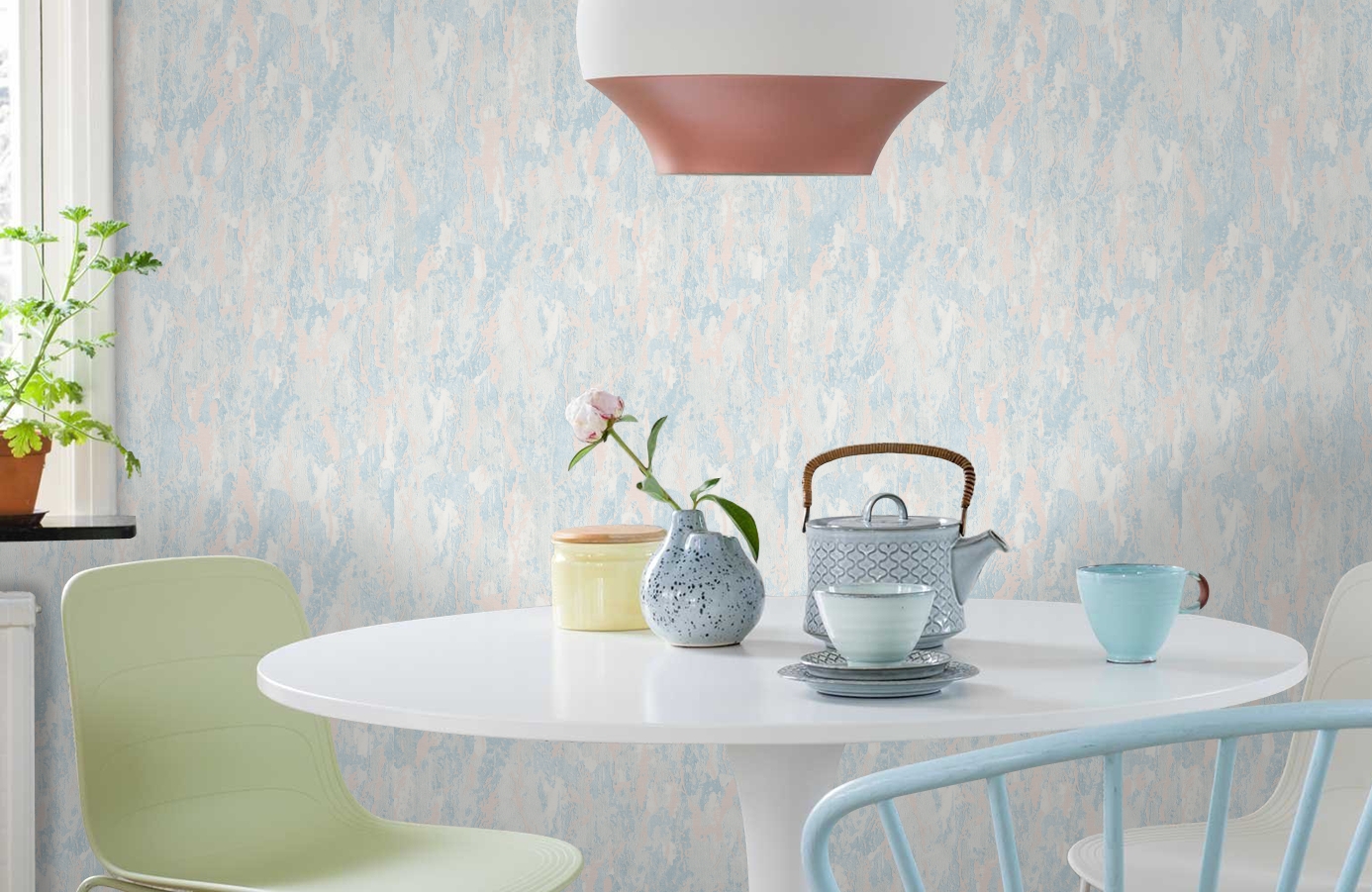 Обои 102204 фото в интерьере кухни