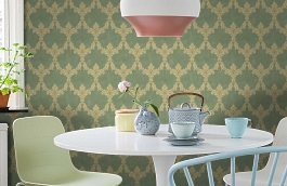 Обои 5011-7 фото в интерьере кухни превью