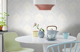 Обои 5058-2 фото в интерьере кухни превью