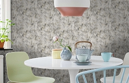 Обои 60106-1 фото в интерьере кухни превью