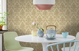 Обои 84108-2 фото в интерьере кухни превью