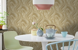 Обои 84112-3 фото в интерьере кухни превью