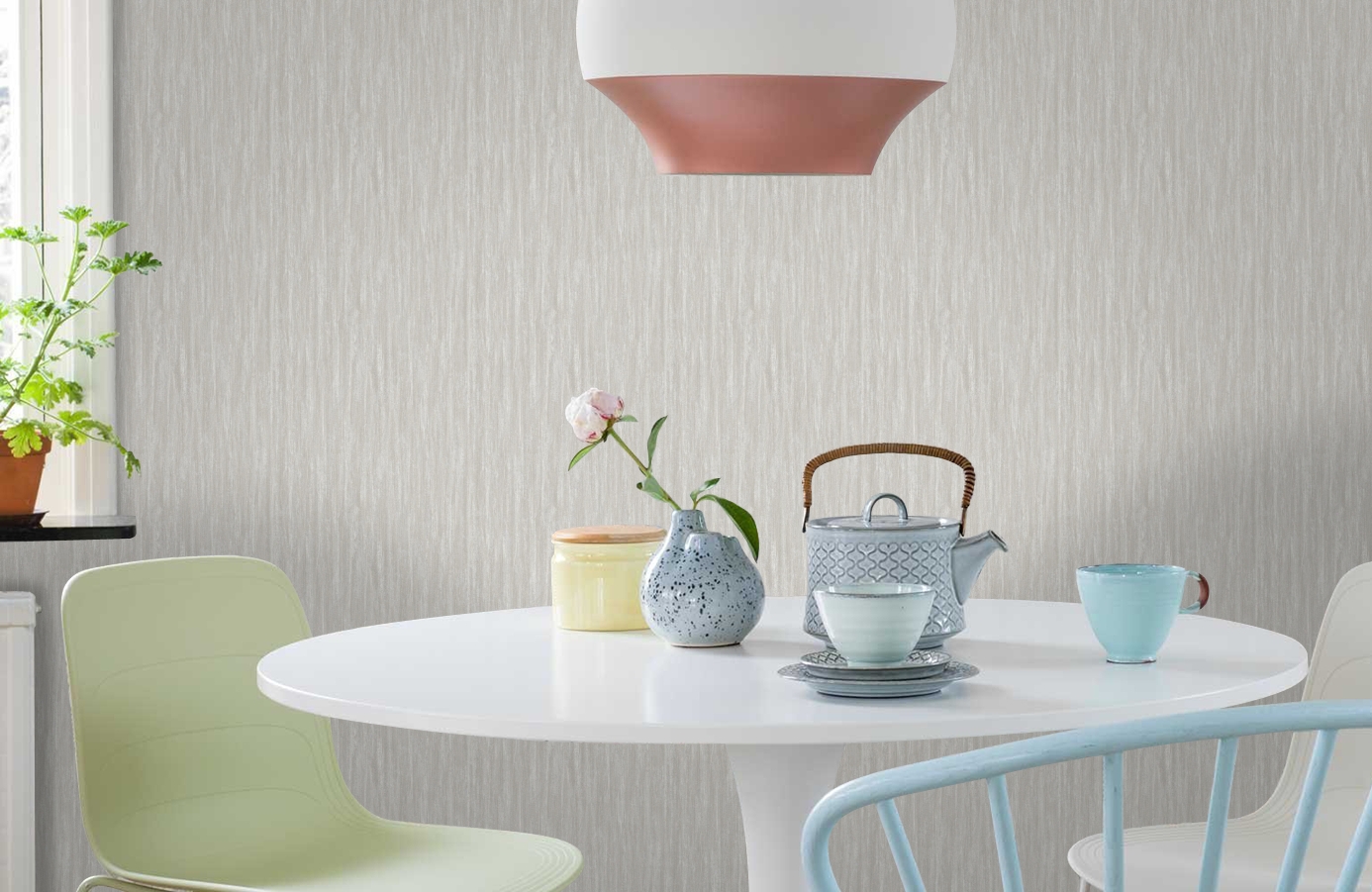 Обои 84115-4 фото в интерьере кухни