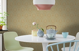 Обои 84138-5 фото в интерьере кухни превью