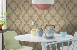 Обои 84148-5 фото в интерьере кухни превью