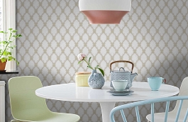 Обои 84162-3 фото в интерьере кухни превью