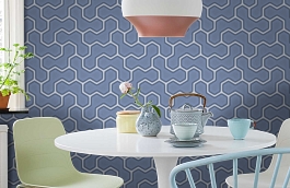 Обои 84234-5 фото в интерьере кухни превью