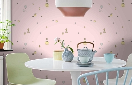 Обои 84241-3 фото в интерьере кухни превью