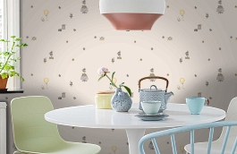 Обои 84241-5 фото в интерьере кухни превью