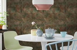 Обои 84267-6 фото в интерьере кухни превью