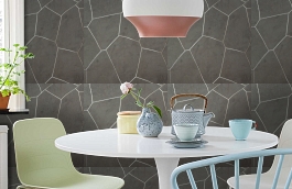 Обои 84274-5 фото в интерьере кухни превью