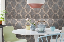 Обои 84275-5 фото в интерьере кухни превью