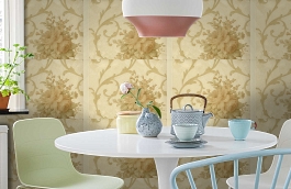 Обои 865401 фото в интерьере кухни превью