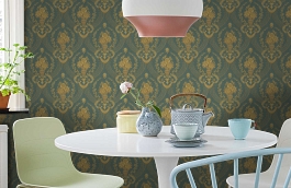 Обои 87945 фото в интерьере кухни превью