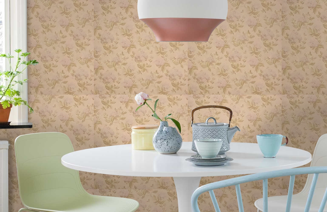 Обои 8006 фото в интерьере кухни Обои 8006 фото в интерьере кухни