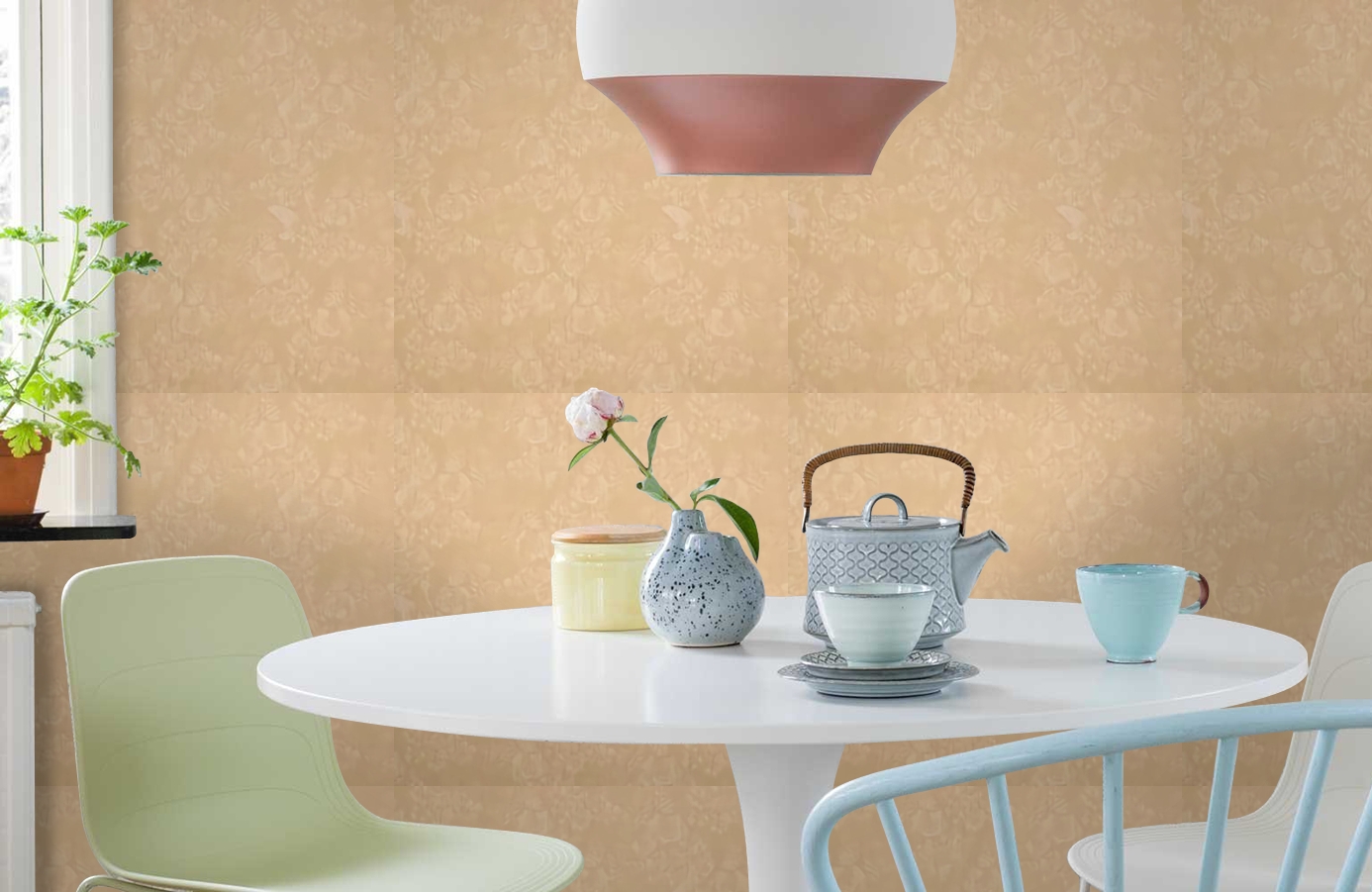 Обои 8018 фото в интерьере кухни Обои 8018 фото в интерьере кухни