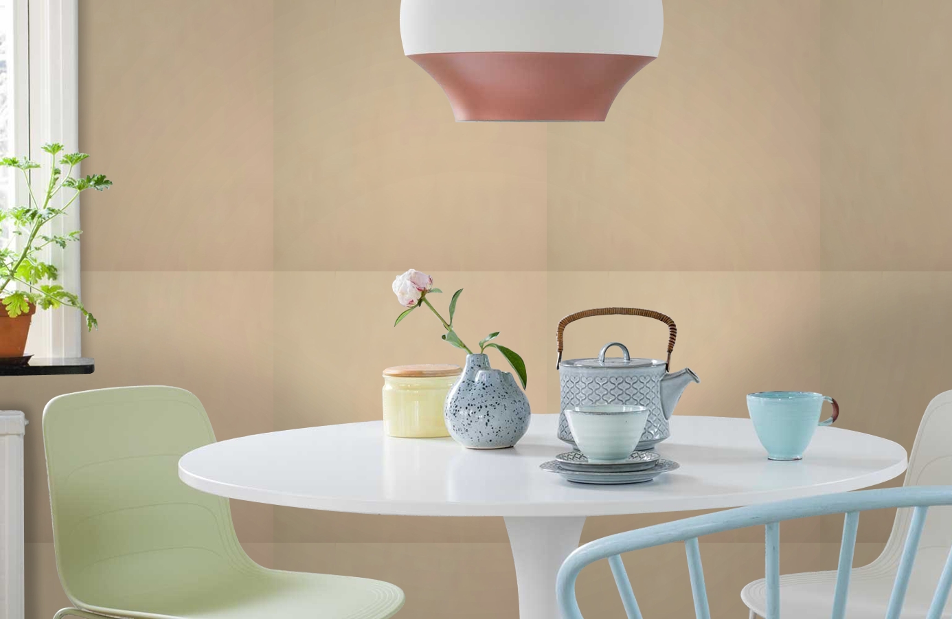 Обои 8030 фото в интерьере кухни