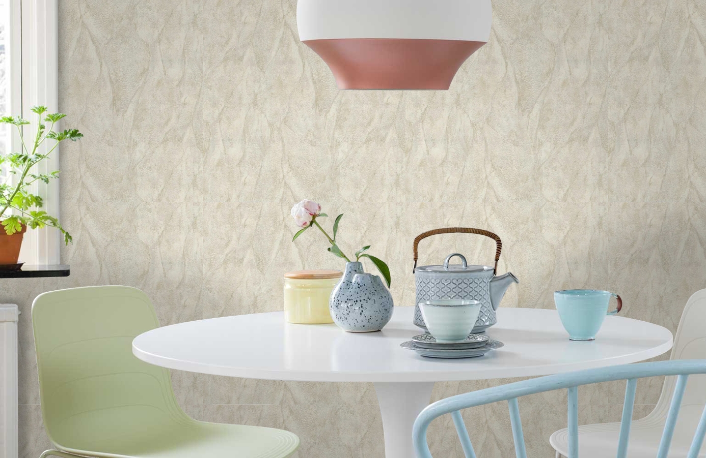 Обои 72897 фото в интерьере кухни