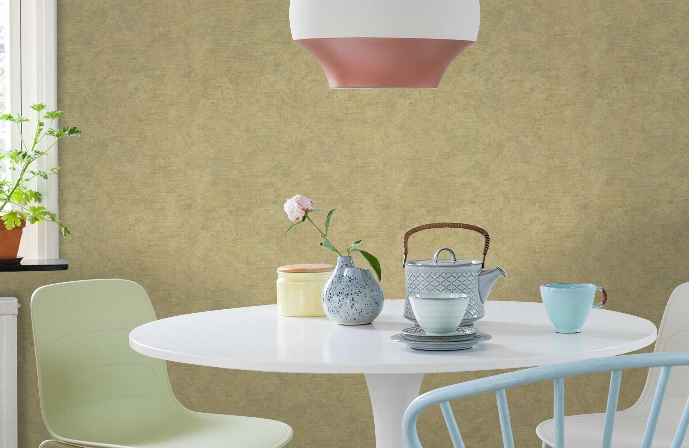 Обои 81516 фото в интерьере кухни