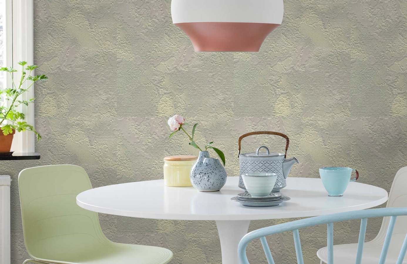 Обои 81550 фото в интерьере кухни