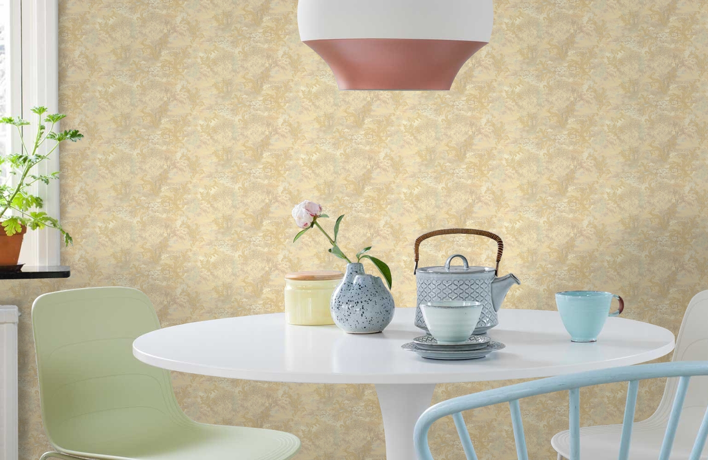 Обои 81573 фото в интерьере кухни