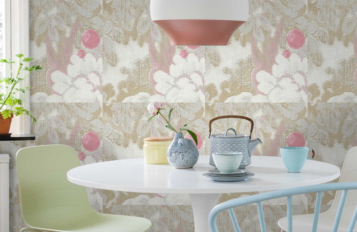 Обои 81693 фото в интерьере кухни