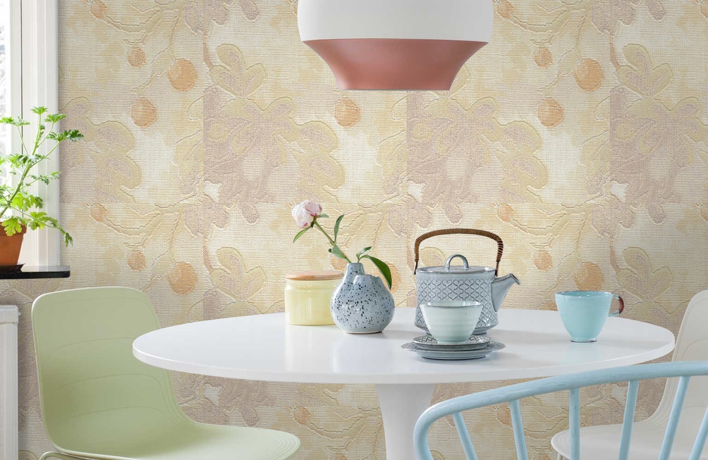 Обои 81694 фото в интерьере кухни