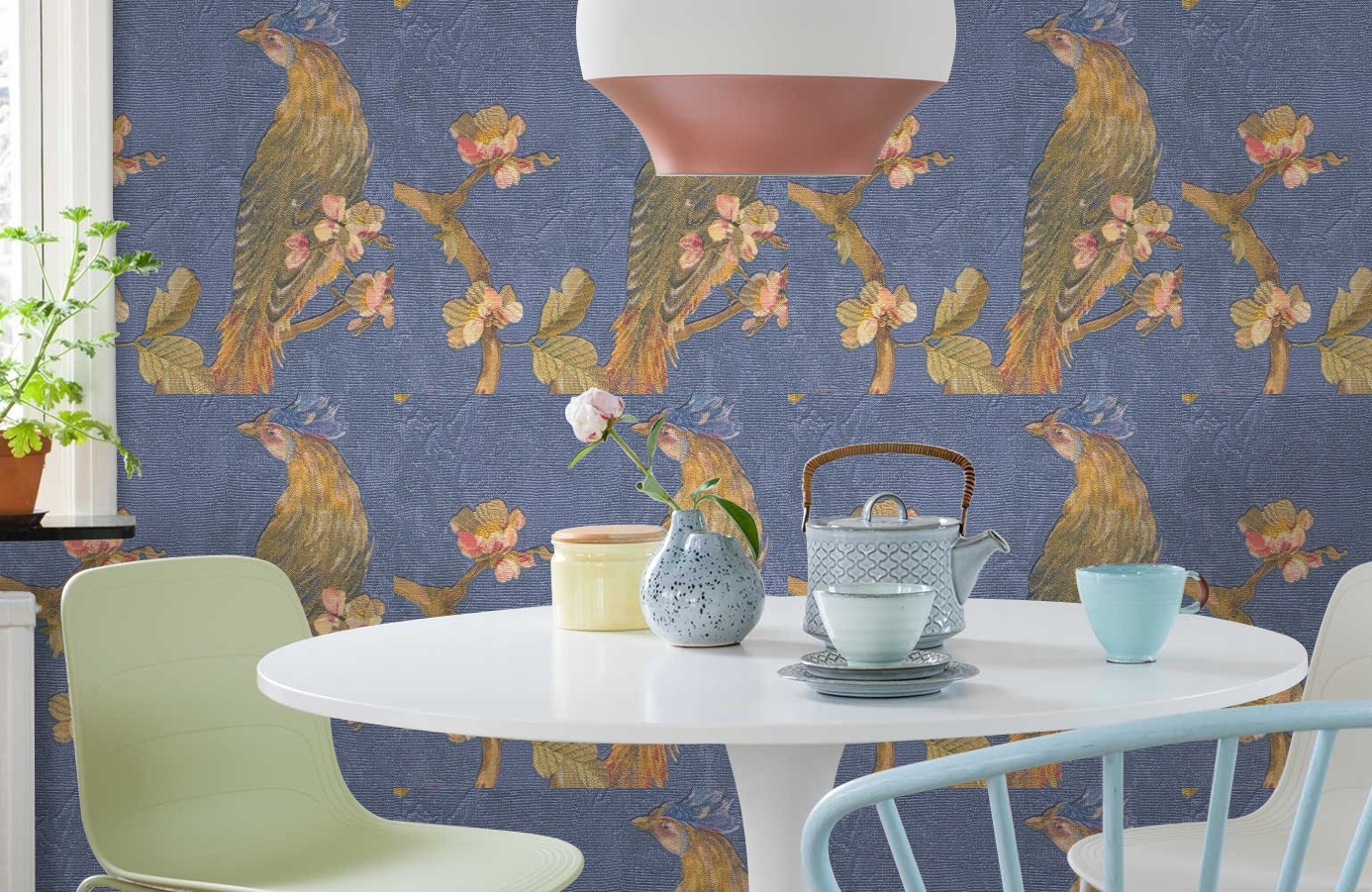 Обои 81729 фото в интерьере кухни