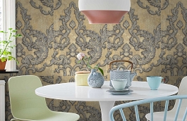 Обои 81804 фото в интерьере кухни превью