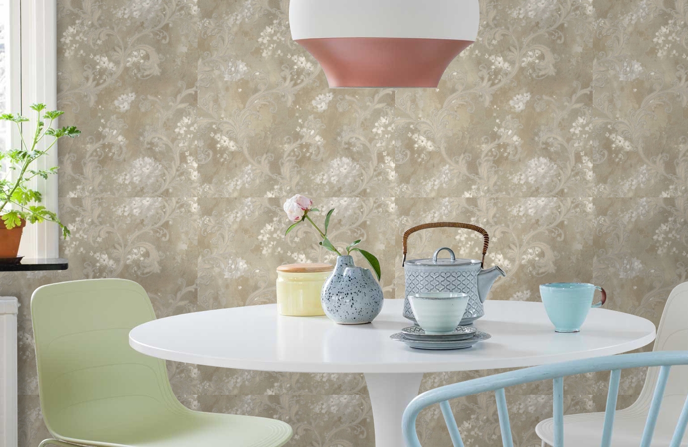 Обои 82204 фото в интерьере кухни