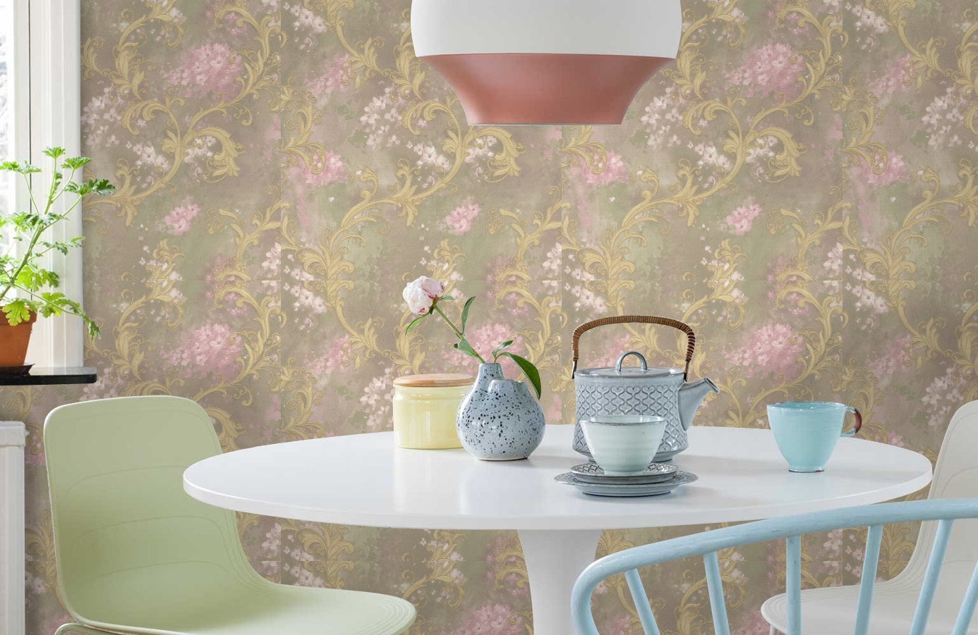 Обои 82212 фото в интерьере кухни