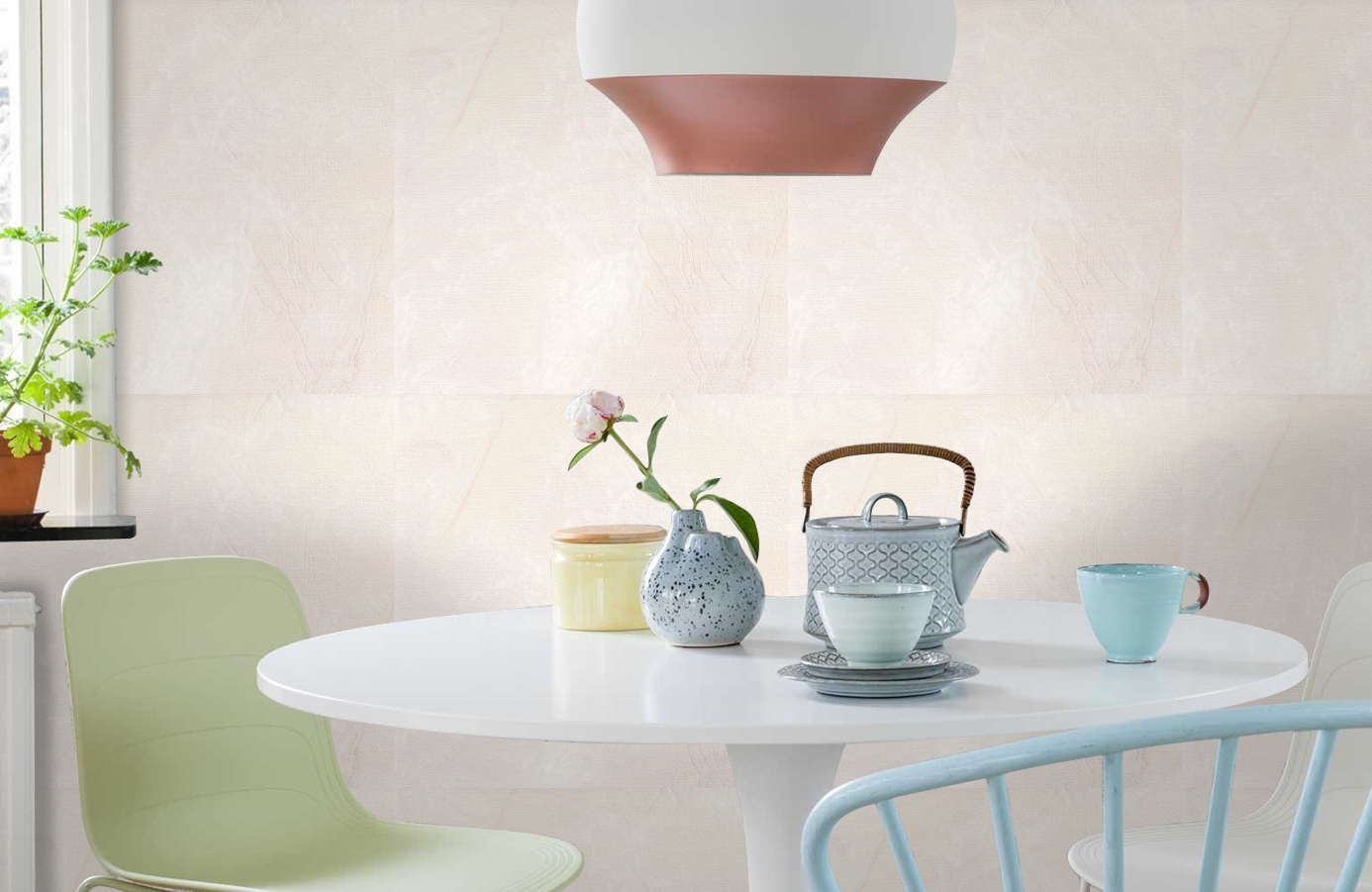 Обои 82219 фото в интерьере кухни