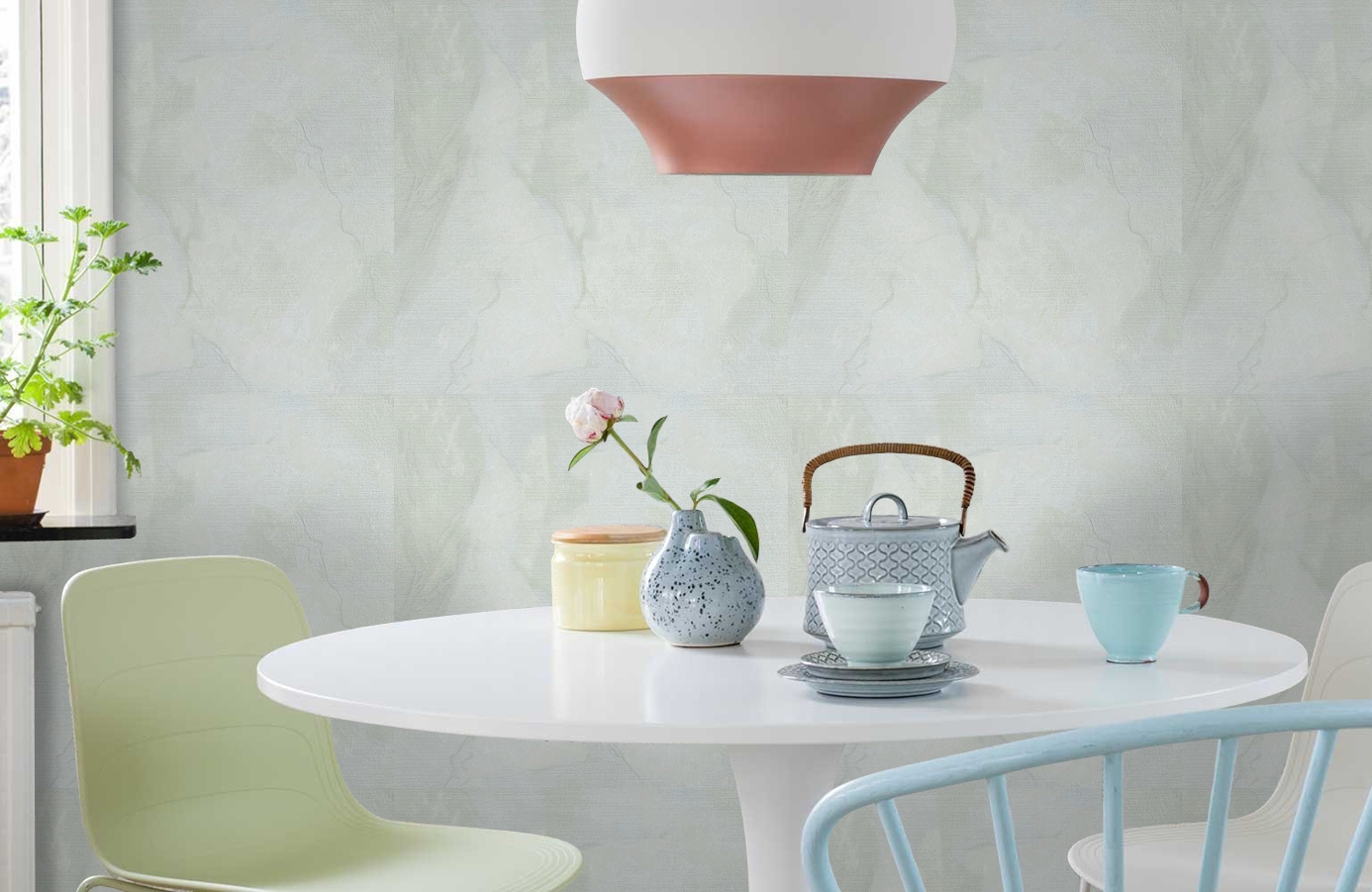 Обои 82226 фото в интерьере кухни