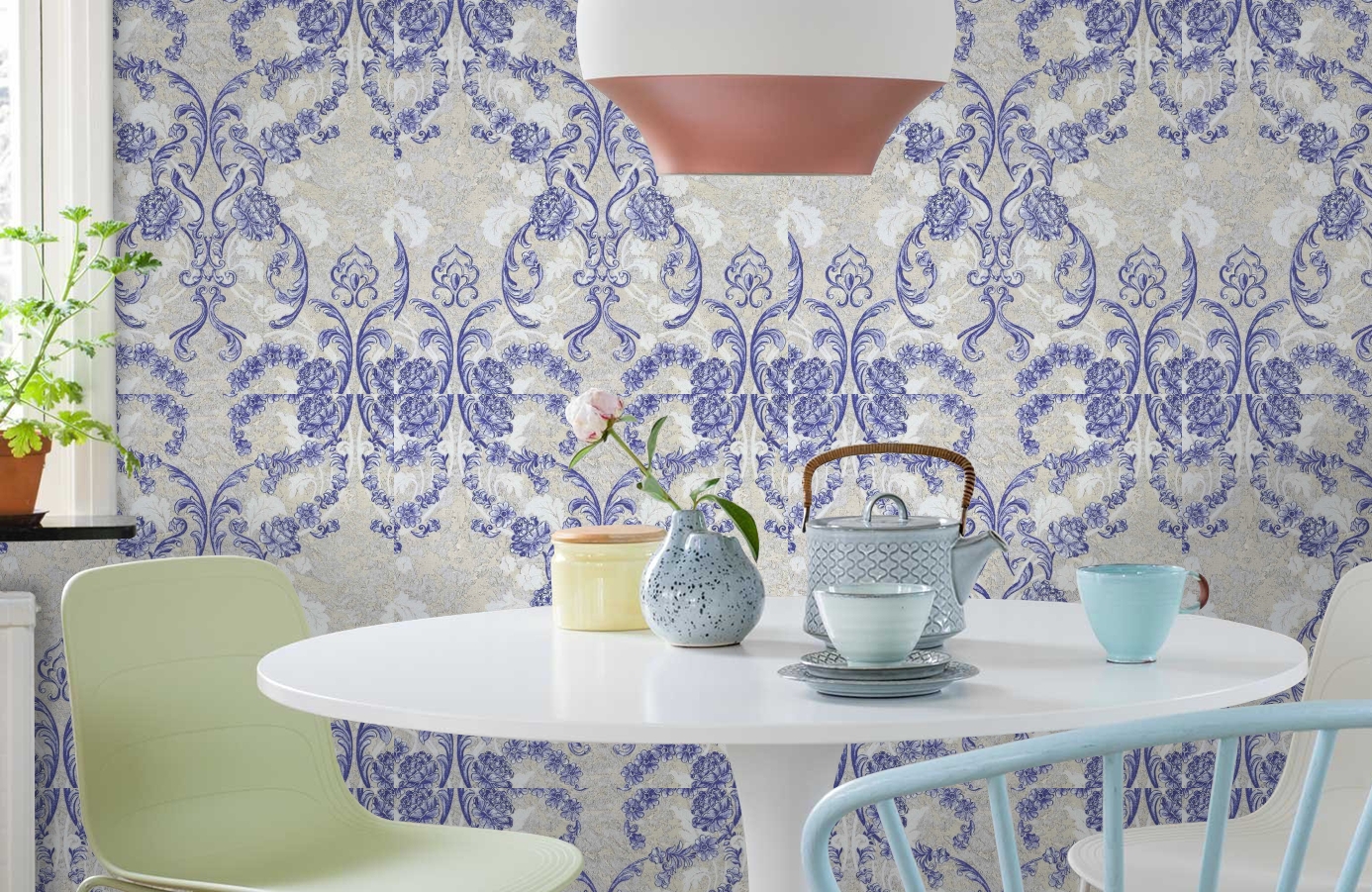 Обои 82332 фото в интерьере кухни