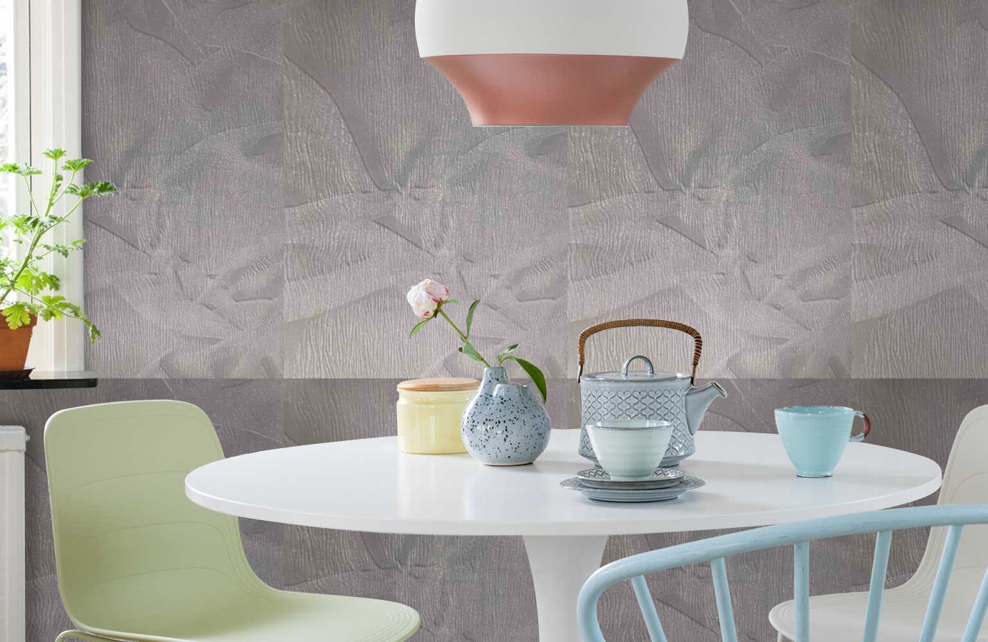 Обои 82416 фото в интерьере кухни