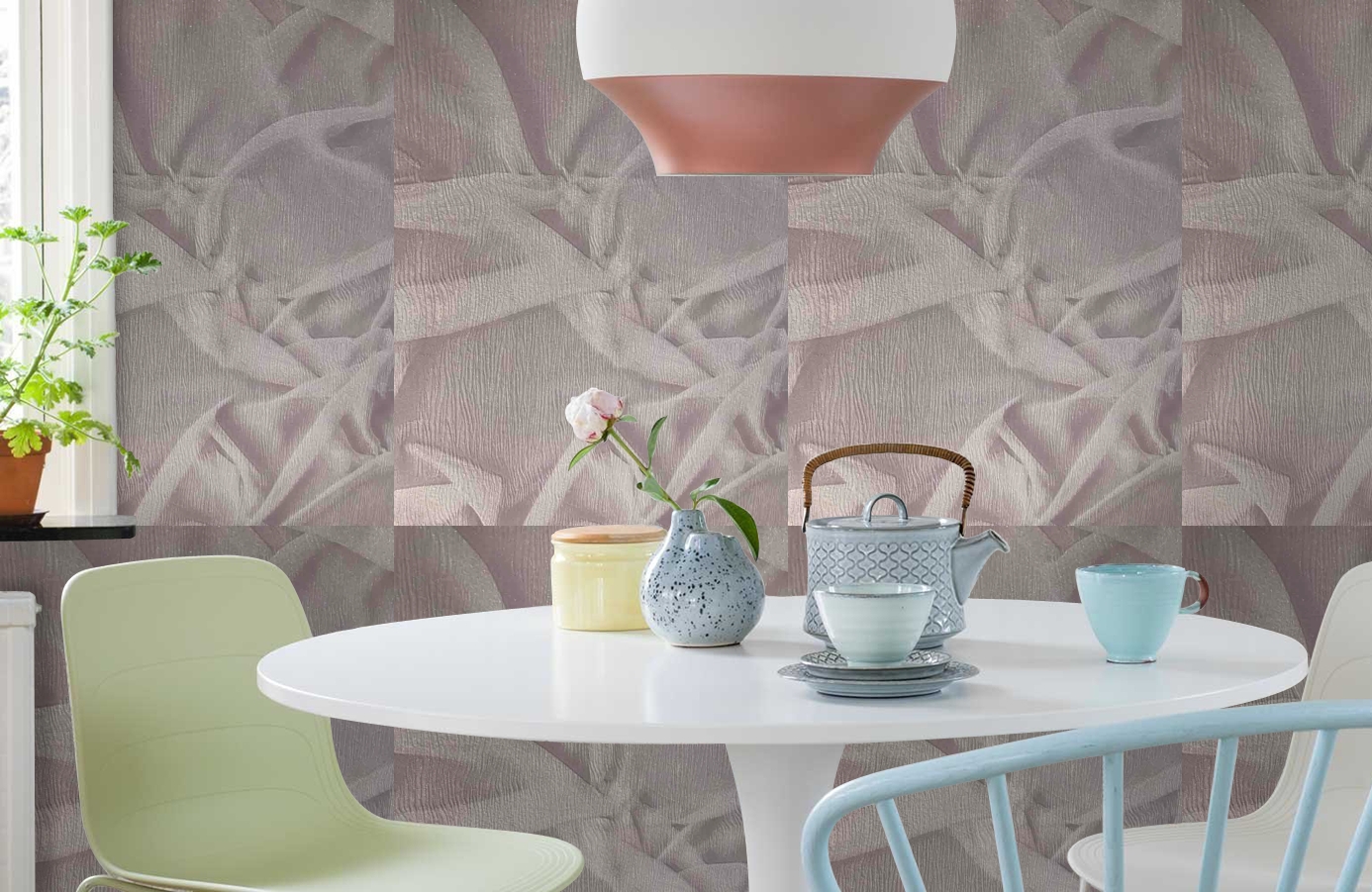 Обои 82420 фото в интерьере кухни