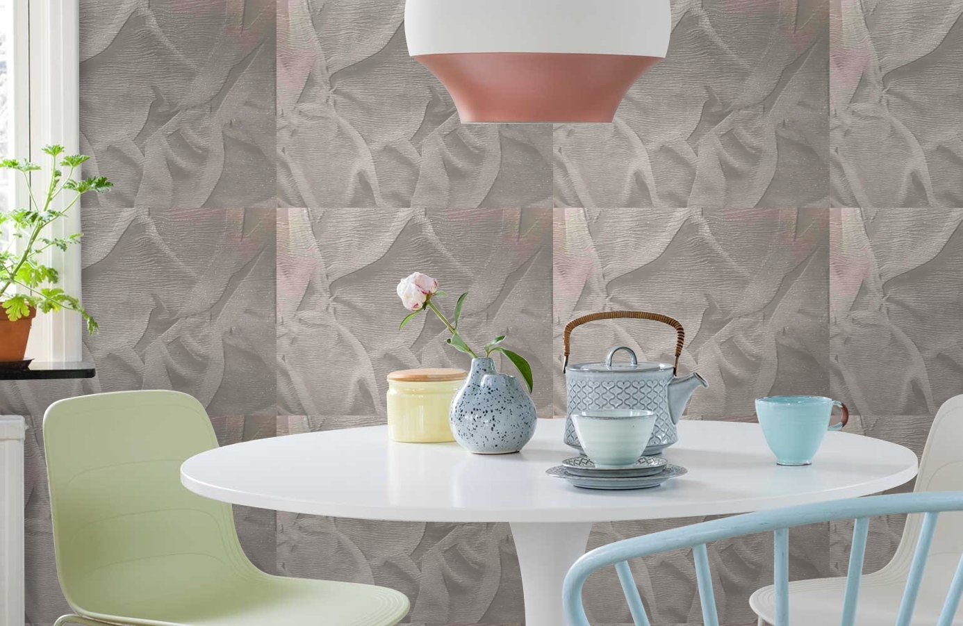 Обои 82424 фото в интерьере кухни