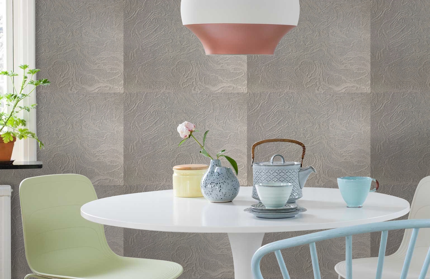 Обои 82446 фото в интерьере кухни