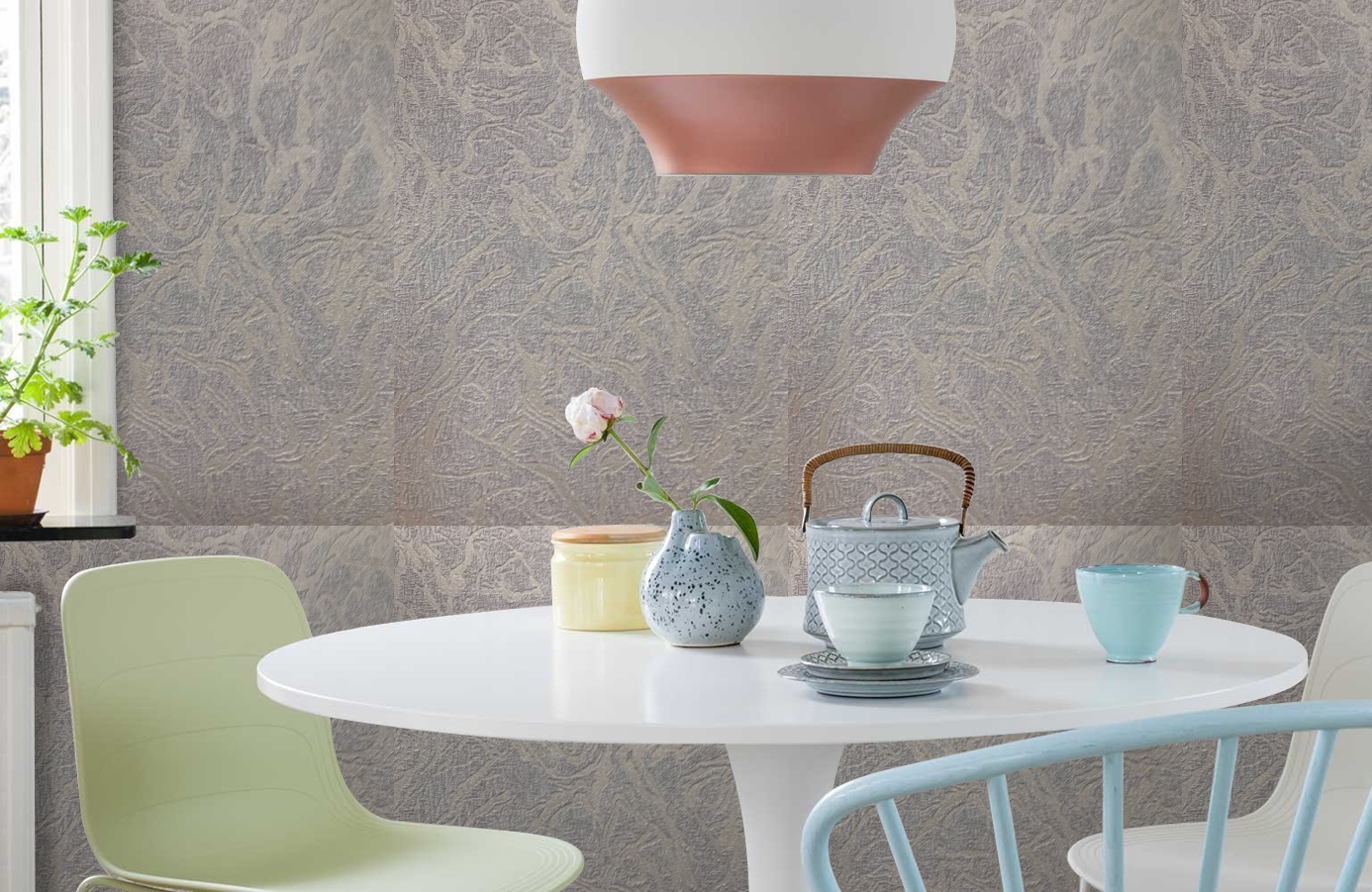 Обои 82447 фото в интерьере кухни