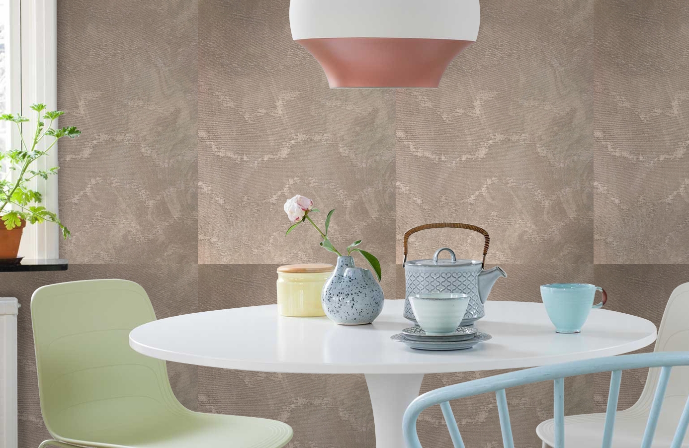 Обои 82467 фото в интерьере кухни