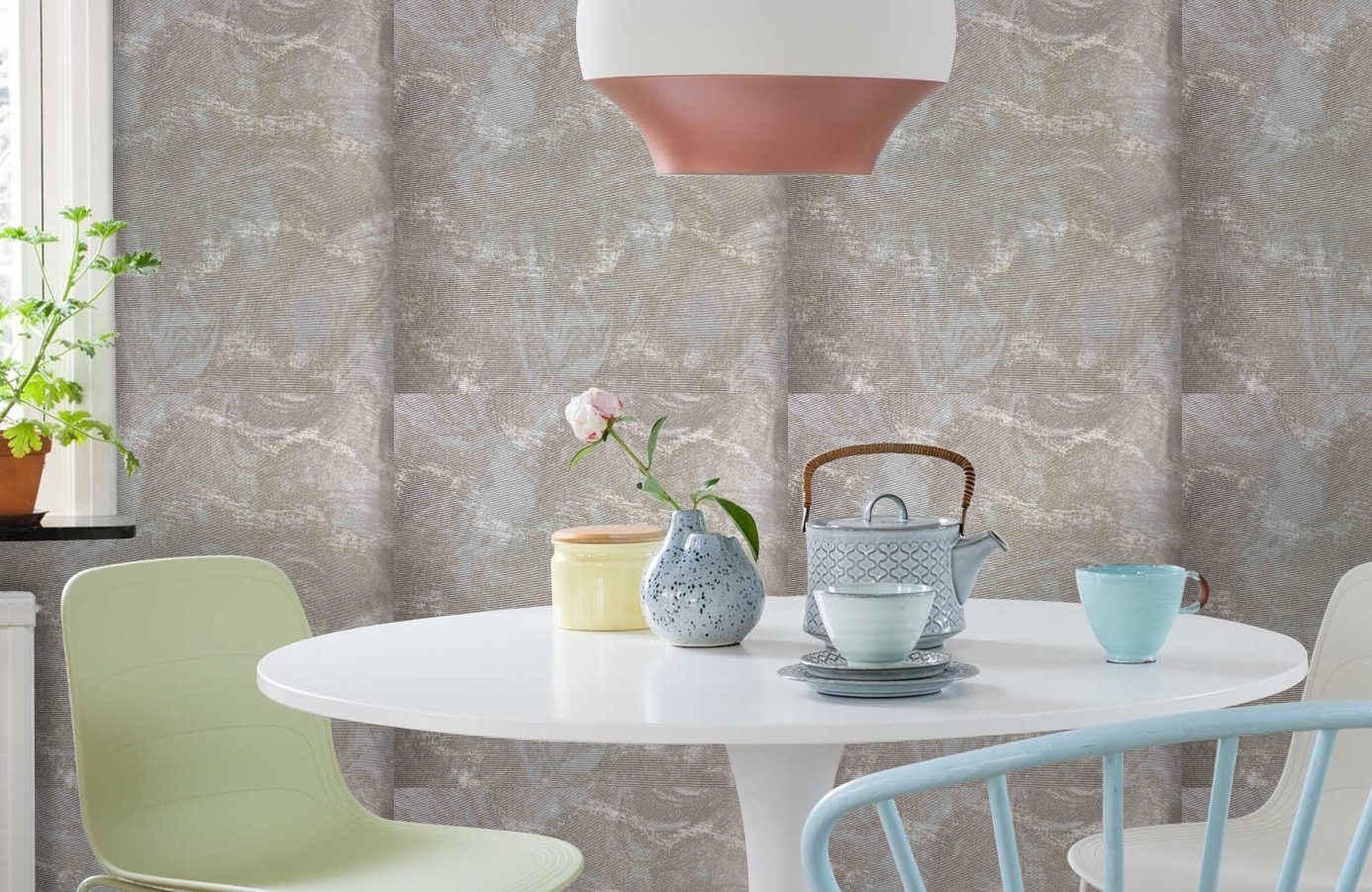 Обои 82469 фото в интерьере кухни