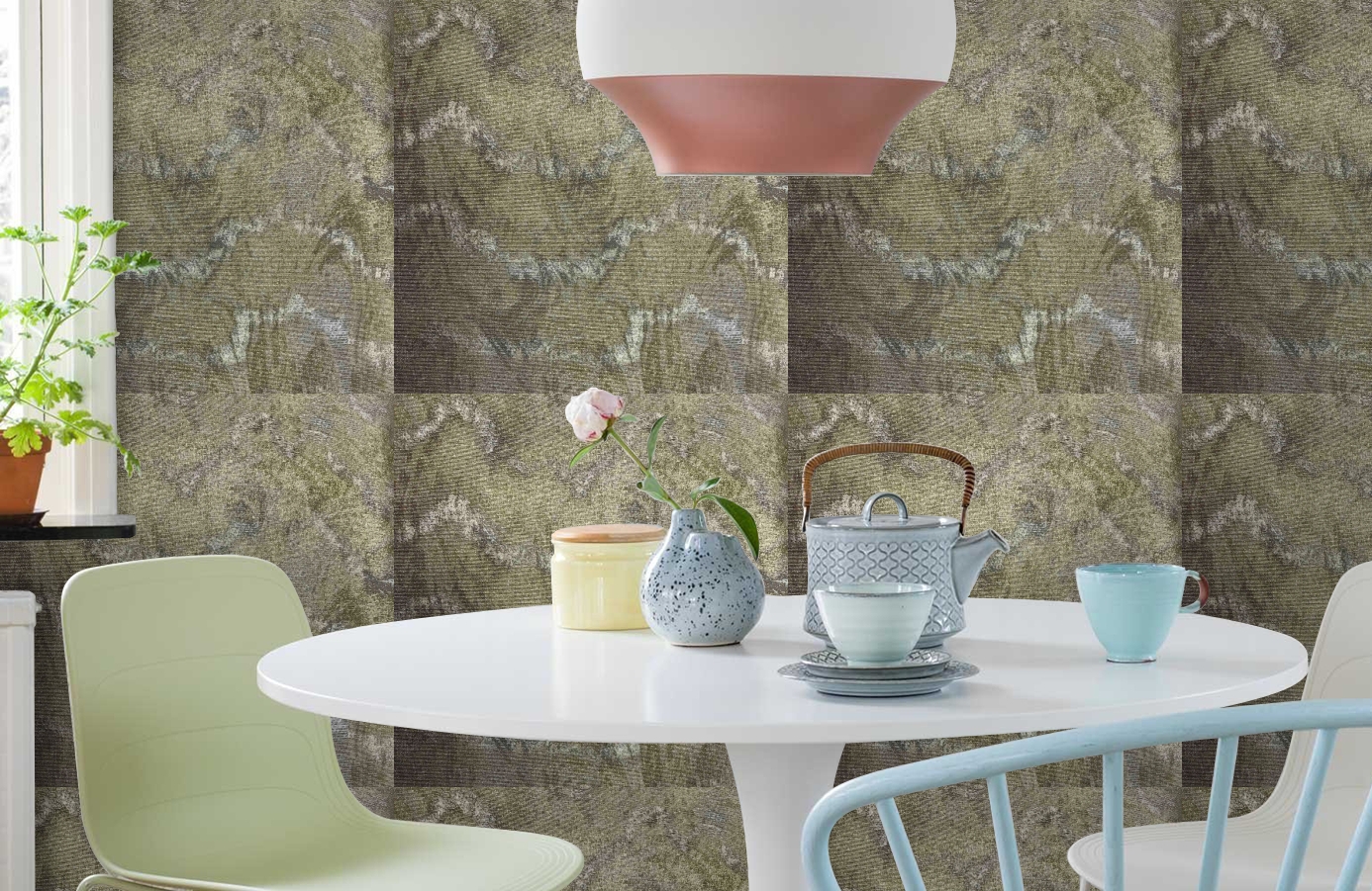 Обои 82470 фото в интерьере кухни