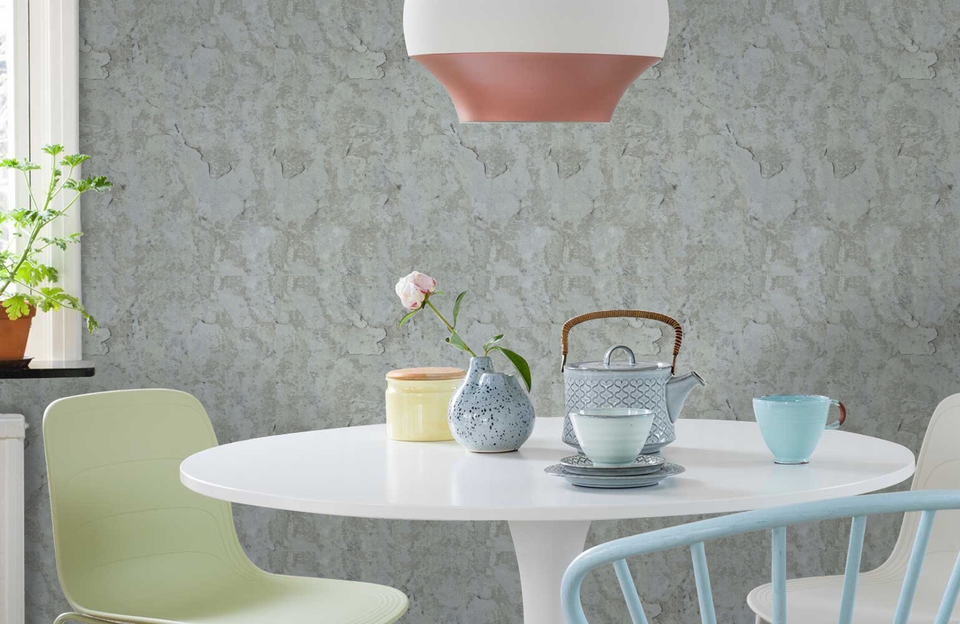 Обои 82661 фото в интерьере кухни