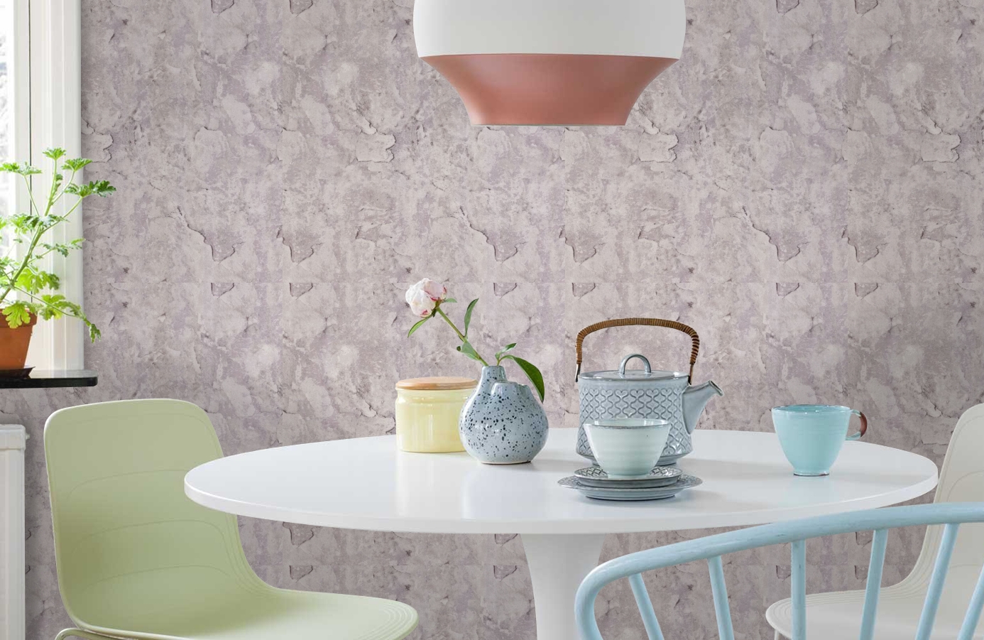 Обои 82662 фото в интерьере кухни